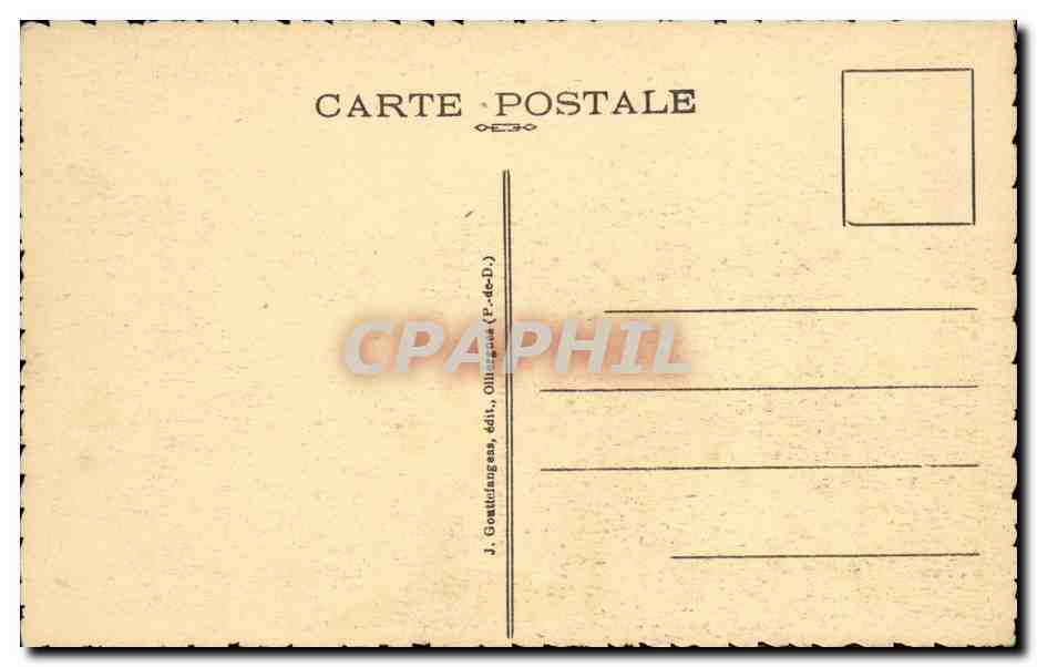 CPA Riom Place Et Rue Saint Amable — Rückseite