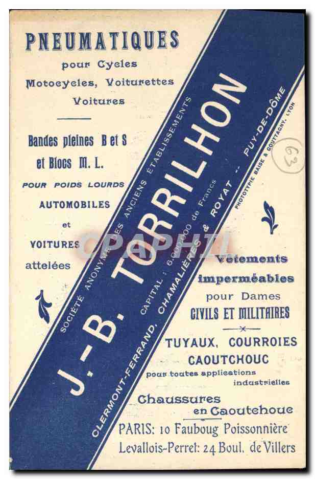 Châtel-Guyon — Vue générale — Verso