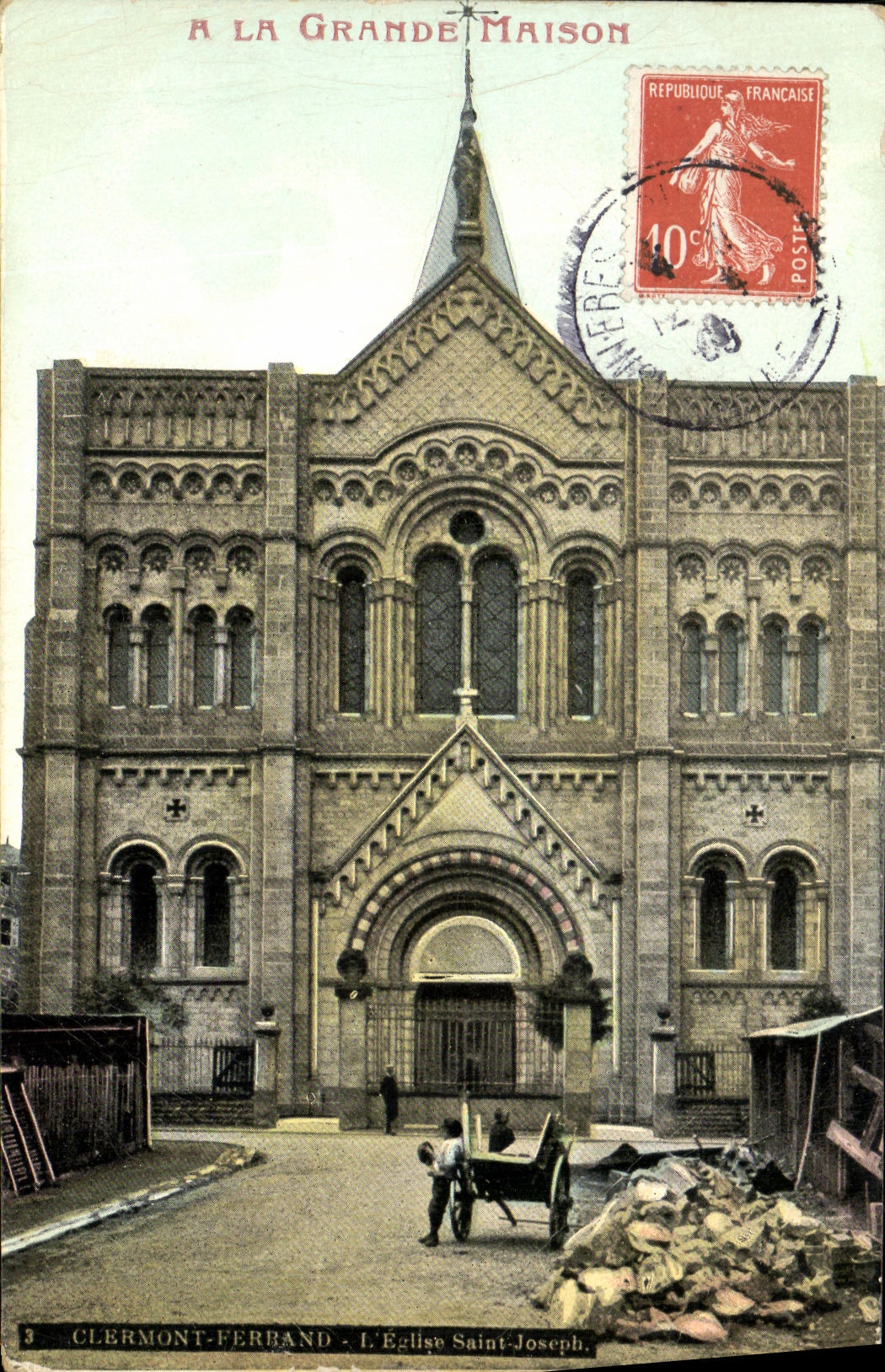 CPA Clermont Ferrand l Eglise Saint Joseph 