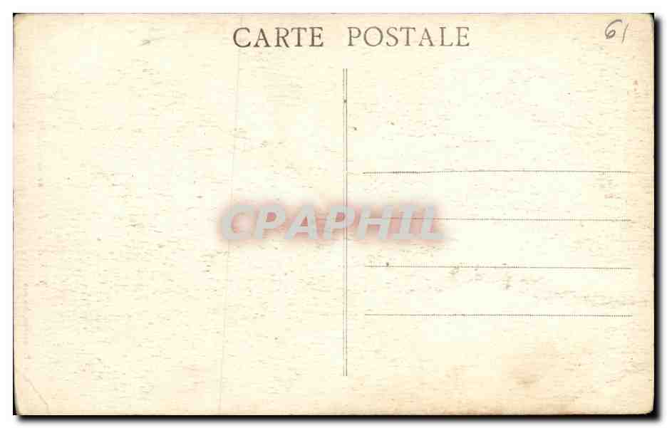 CPA Briouze Interieur de l Eglise  — Rückseite