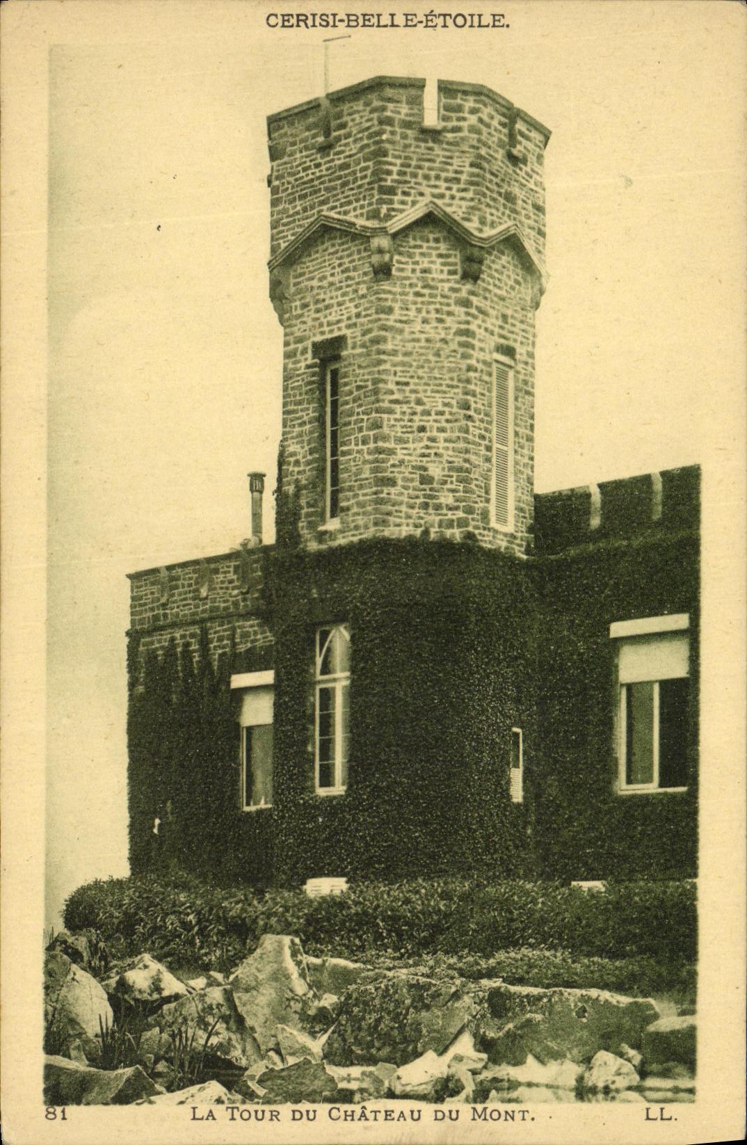 CPA Cerisi Belle Etoile La Tour Du Chateau Du Mont 