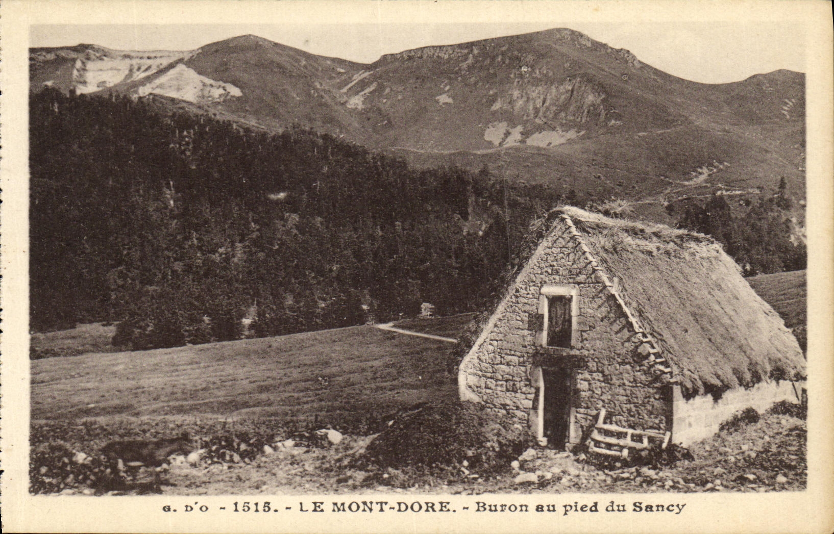 CPA Le Mont Dore Buron au Pied du Sancy 