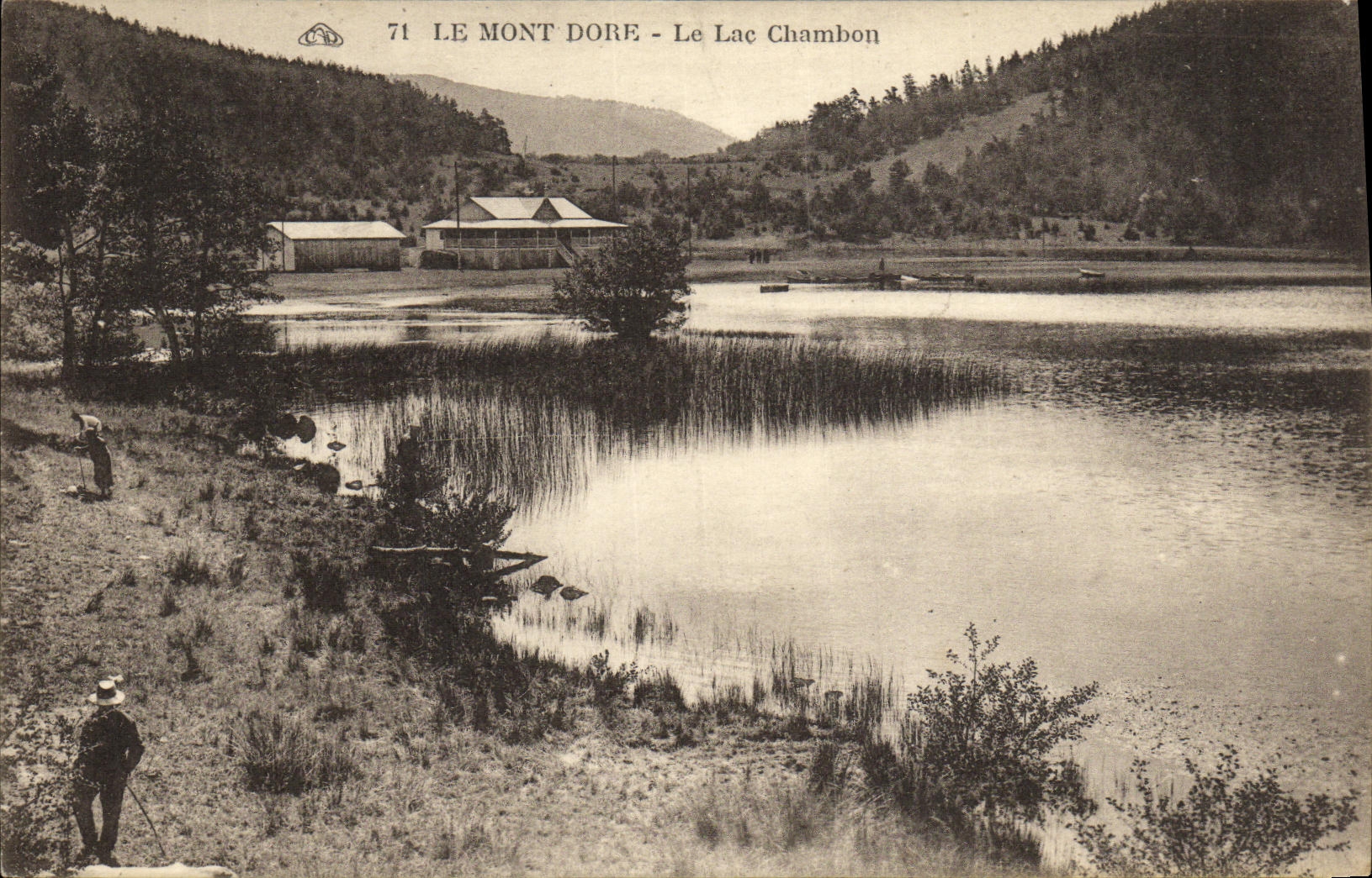 CPA Le Mont Dore Le Lac Chambon 
