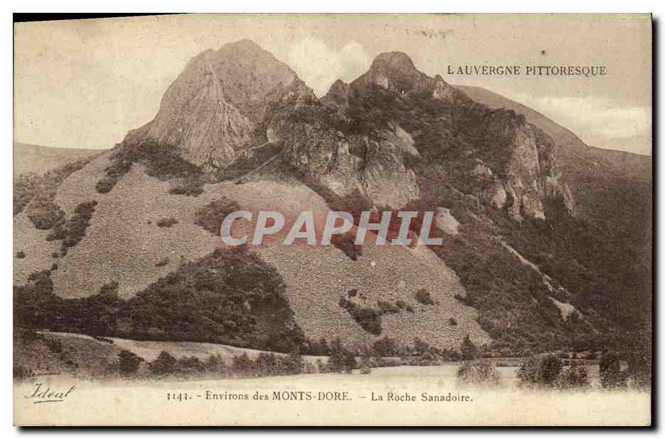 CPA Environs des Mont Dore La Roche Sanadoire 
