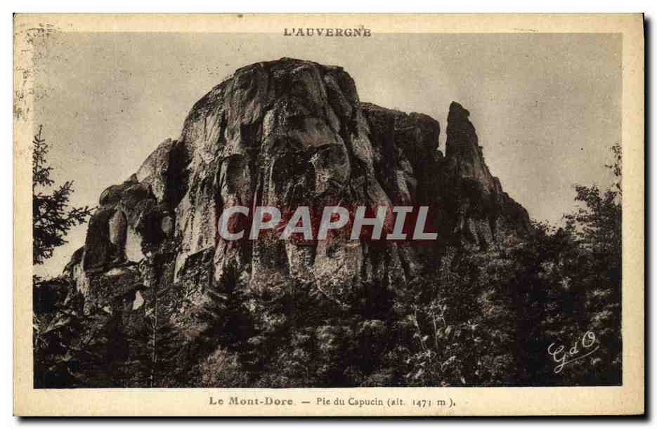 CPA Le Mont Dore Pic du Capucin 