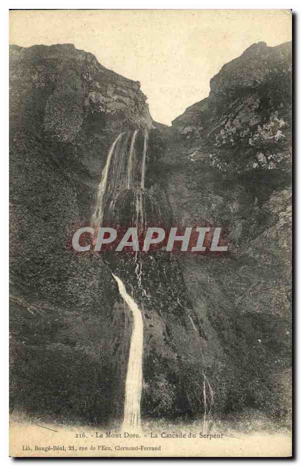 CPA Le Mont Dore La Cascade du Serpent 