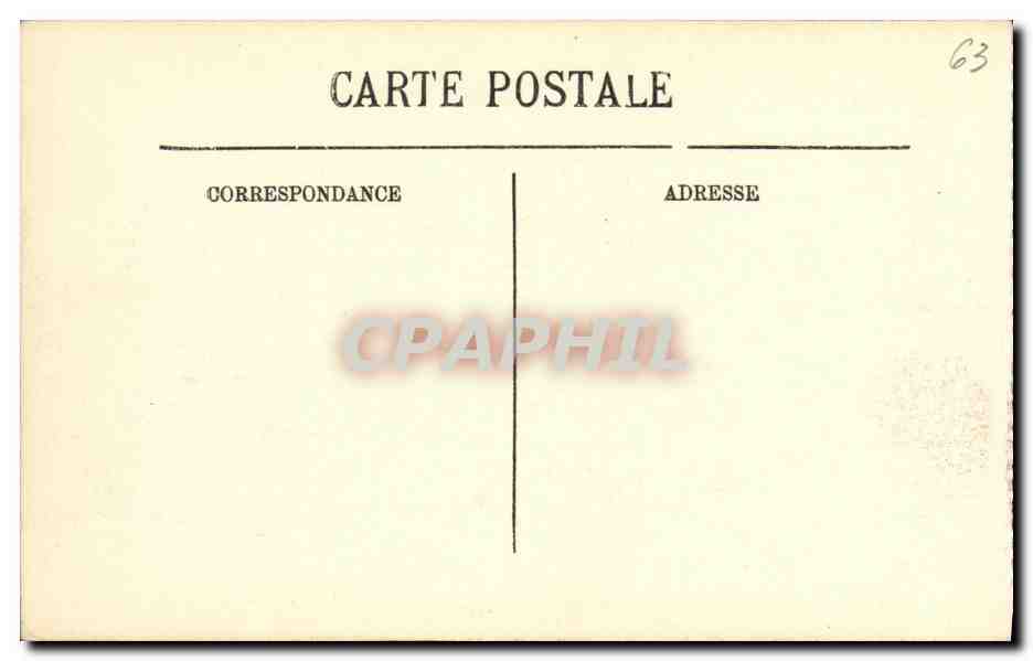 Env. du Mont-Dore — L'Hôtel du Lac de Guéry — ÉL. — Achterkant