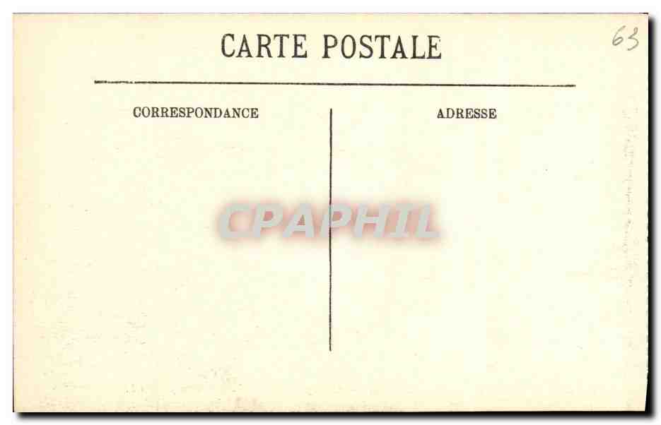 CPA Env Du Mont Dore En Hiver Le Puy de Sancy  — Verso
