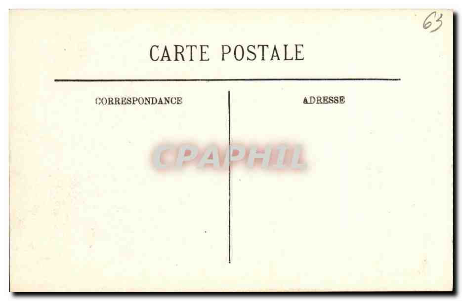 CPA Le Mont Dore La Dordogne et Le Capucin  — Verso