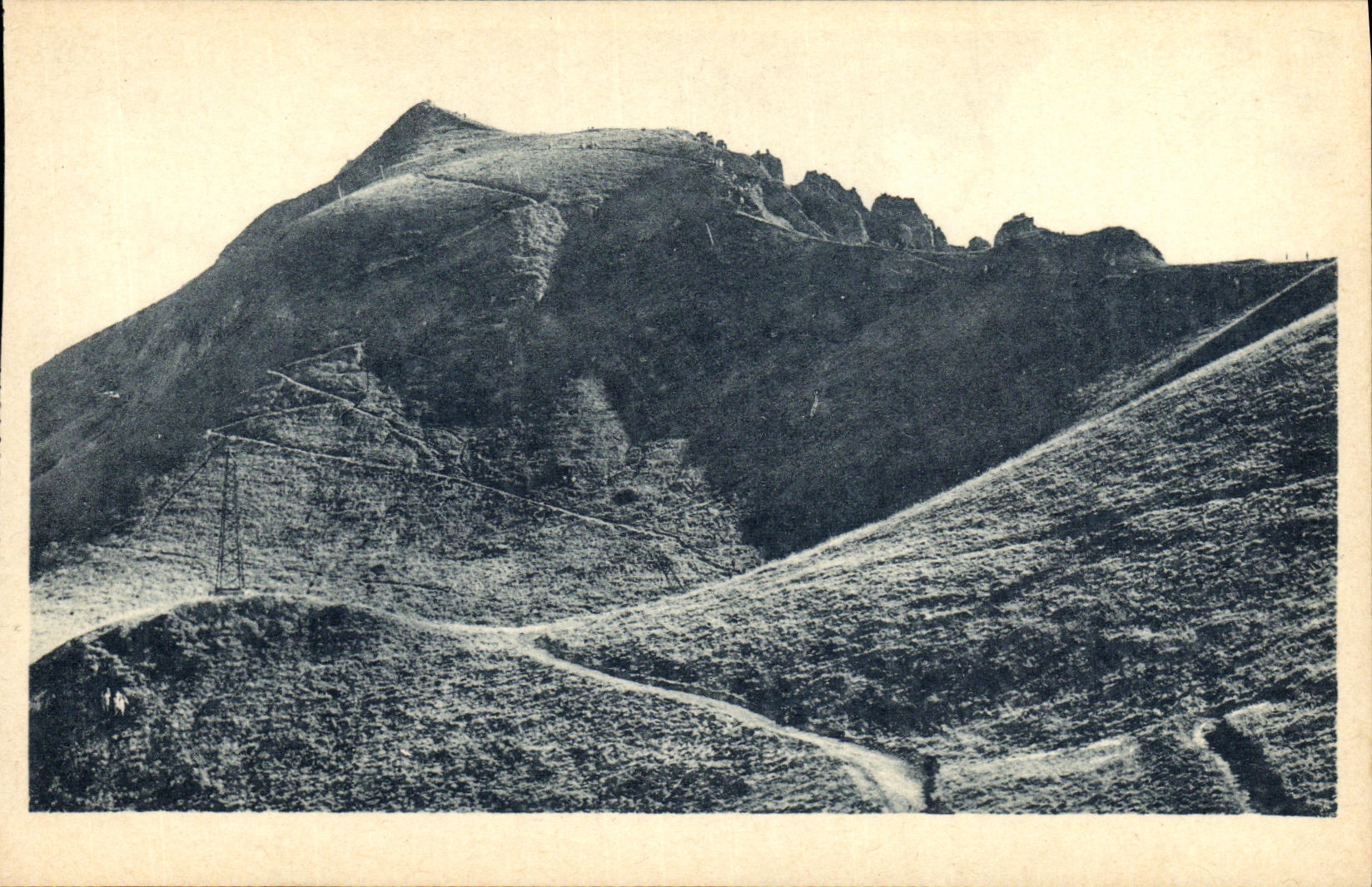 CPA Le Mont Dore Sommet Du Sancy 