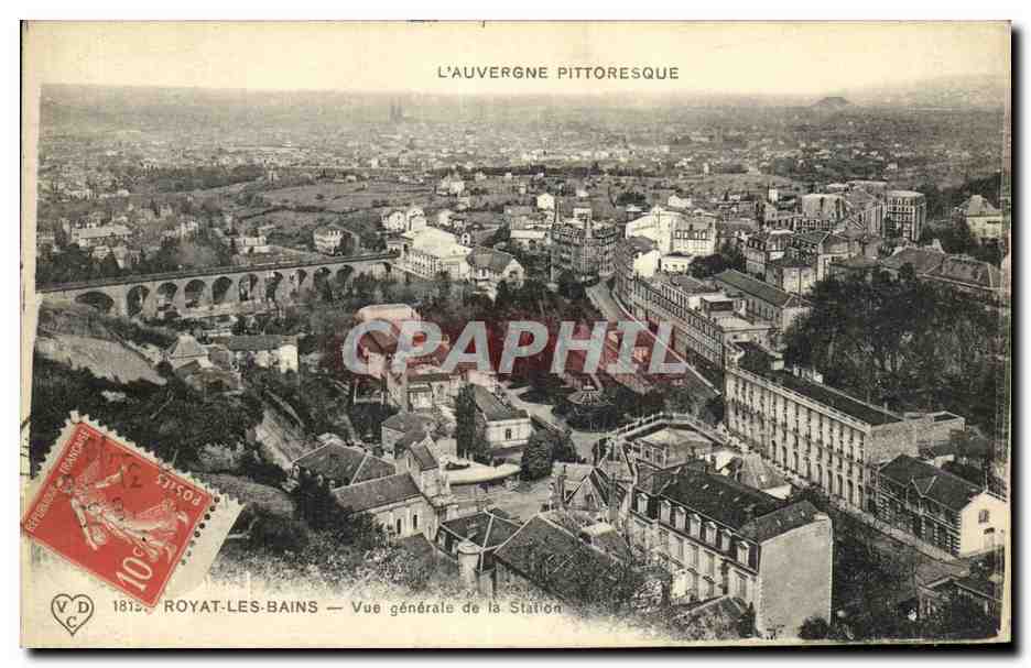 CPA Royat Les Bains Vue Generale de la Station