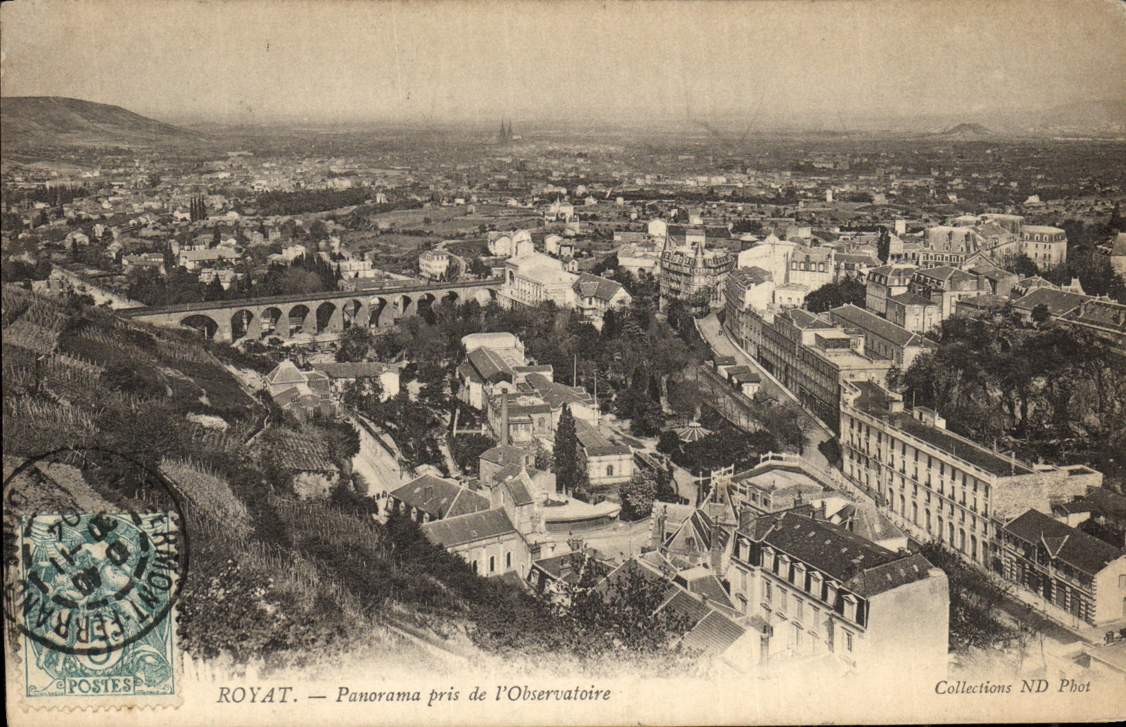 Royat — Panorama pris de l'Observatoire — Collections ND Phot
