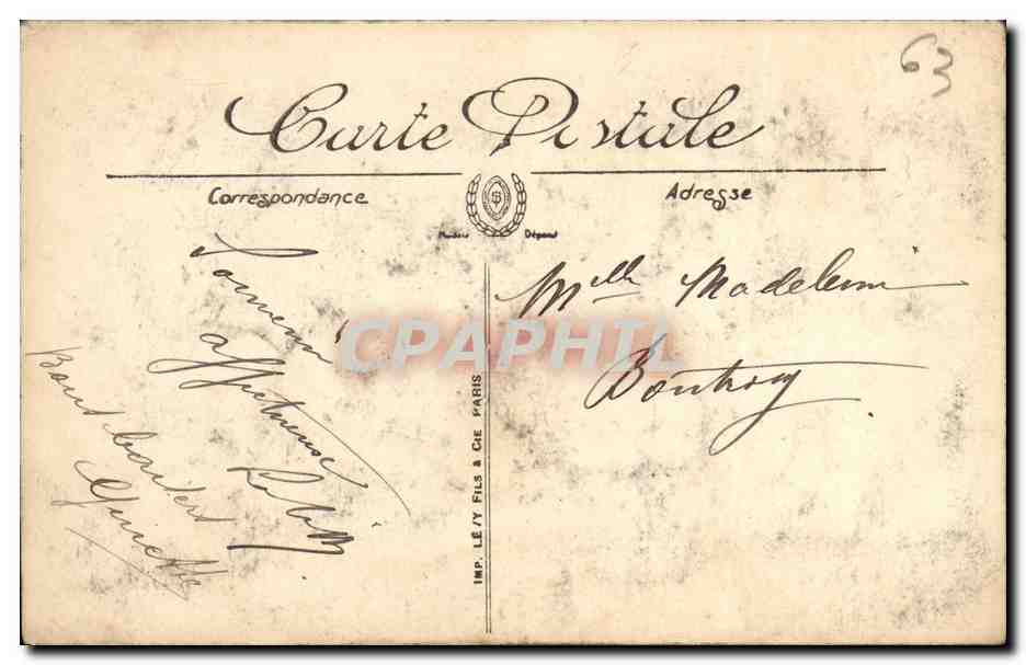 CPA Royat Le Nid De Royat Et Le Puy De Dome  — Rückseite