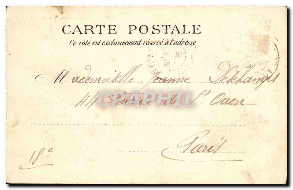 Royat-les-Bains — Hotel du Parc und Métropole und der Kursaal — Ve Durand et Cie, Verleger Clermont-Ferrand — Rückseite