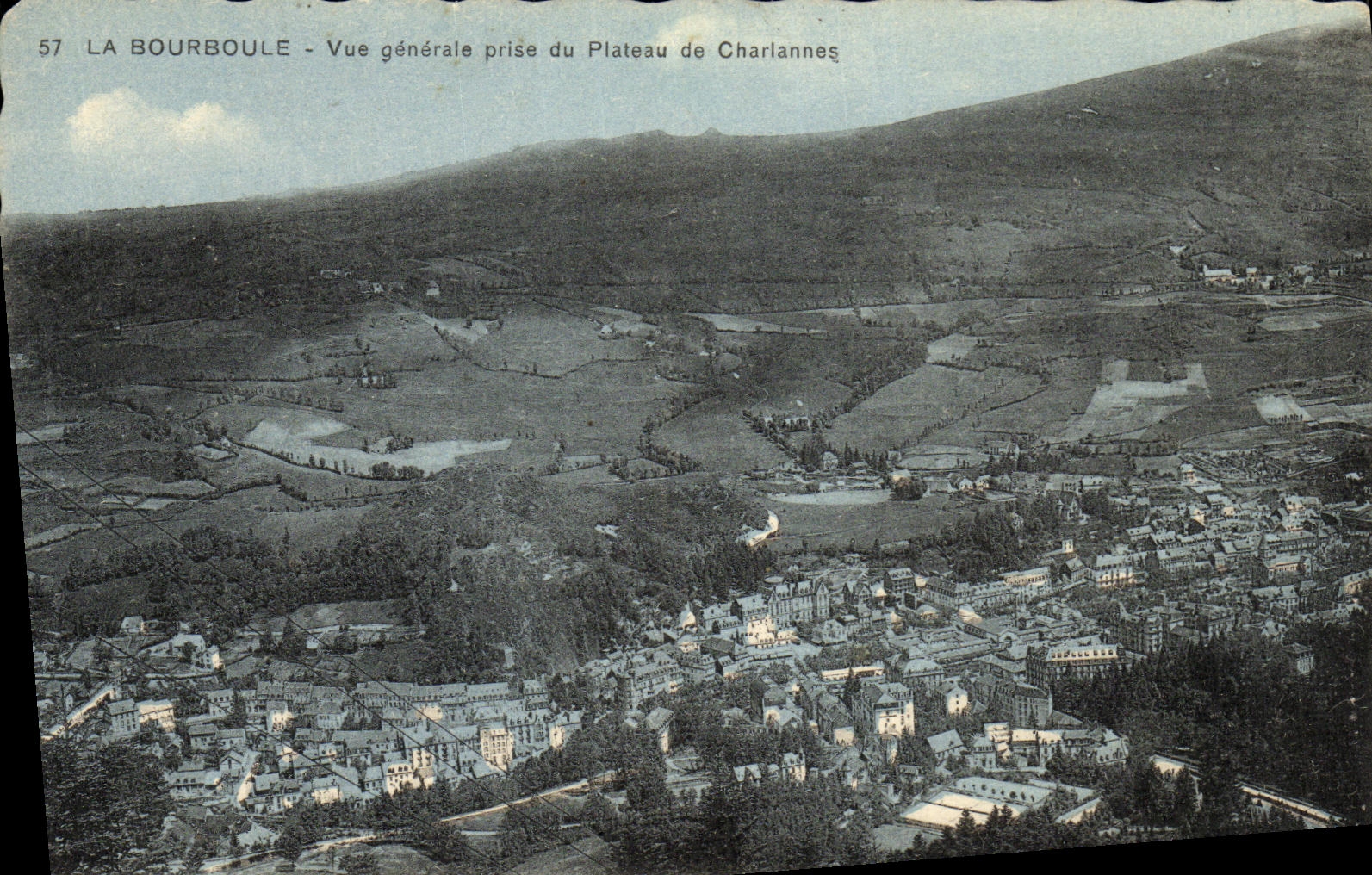 CPA La Bourboule Vue Generale Prise Du Plateau de Charlannes