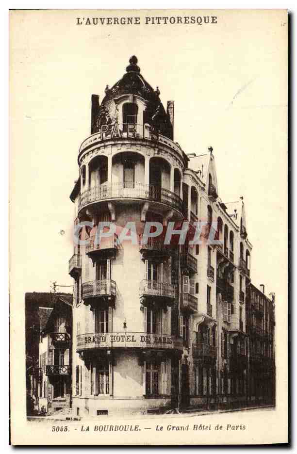 CPA La Bourboule Le Grand Hotel de Paris 
