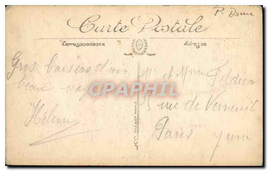 CPA La Bourboule Les Bords De la Dordogne  — Rückseite