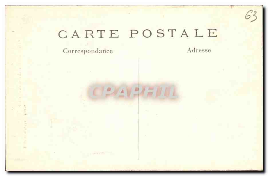 Église N.-D. du Port, Clermont-Ferrand — Porte d'entrée sculptée — L'Hirondelle, Paris, n° 483 — Verso
