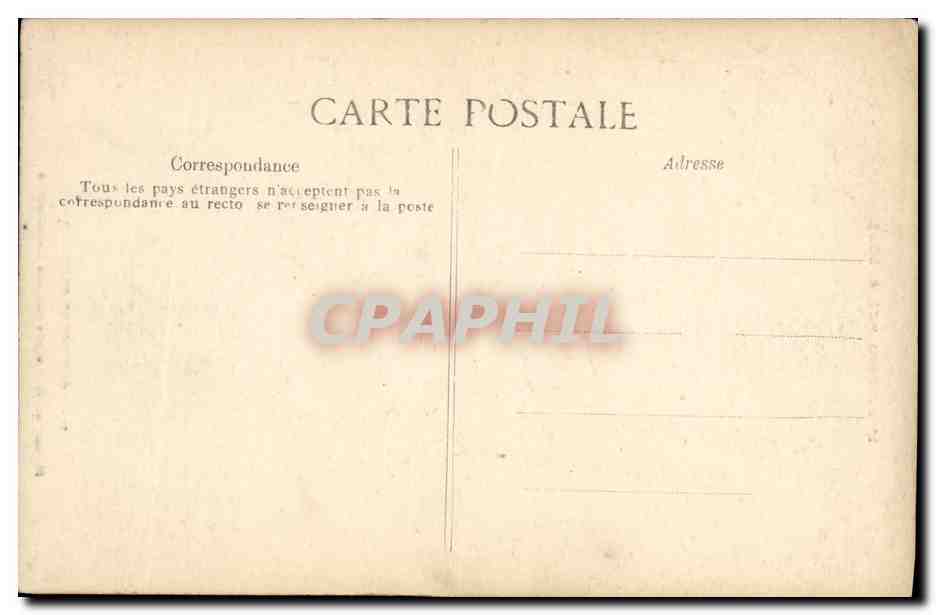 CPA Clermont Ferrand Maison du 15eme rue des Chaussetiers — Rückseite