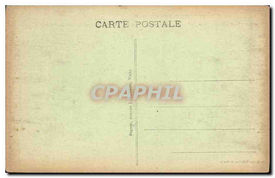 CPA Clermont au 18eme d apres une gravure de l epoque — Back