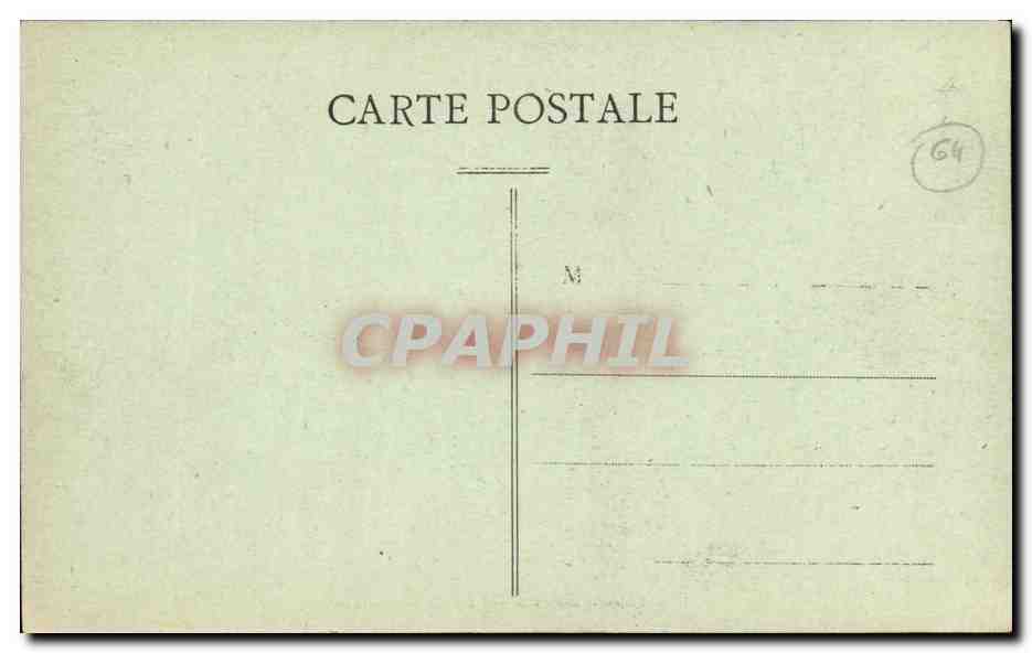 Château de Pau — Die Wachstube — Edition Var.chon, Nr. 10 — Rückseite