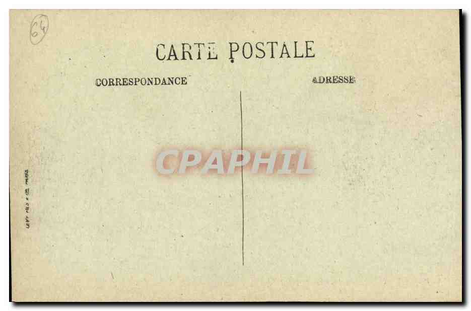 CPA Pau La Place Royale et La Chaine Des Pyrenees  — Rückseite
