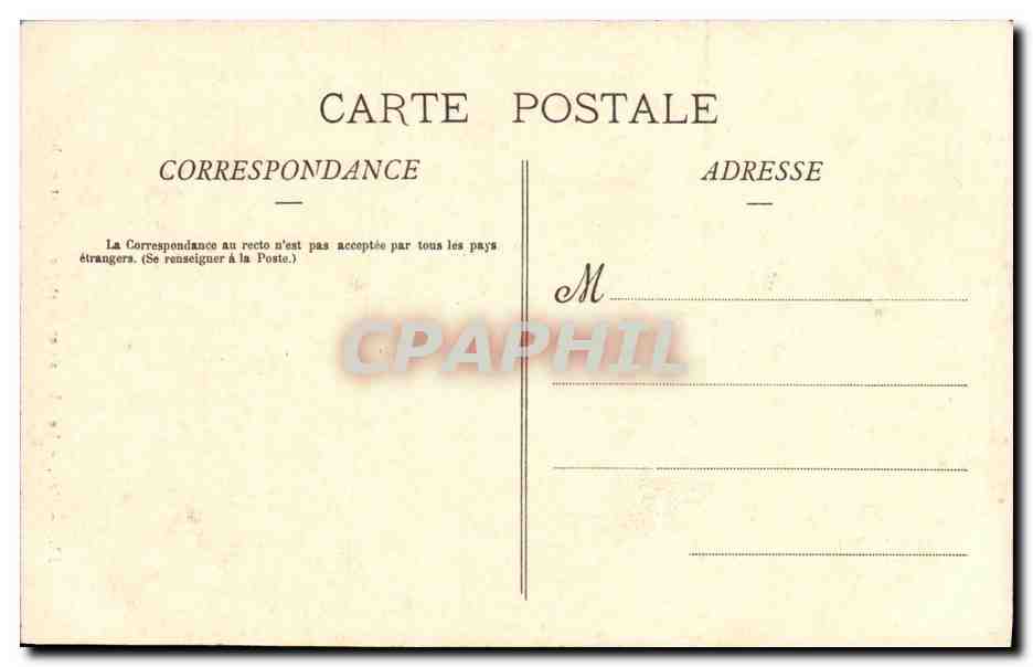 Pau — Le Château et la statue de Gaston Phébus — série 33 — Rückseite