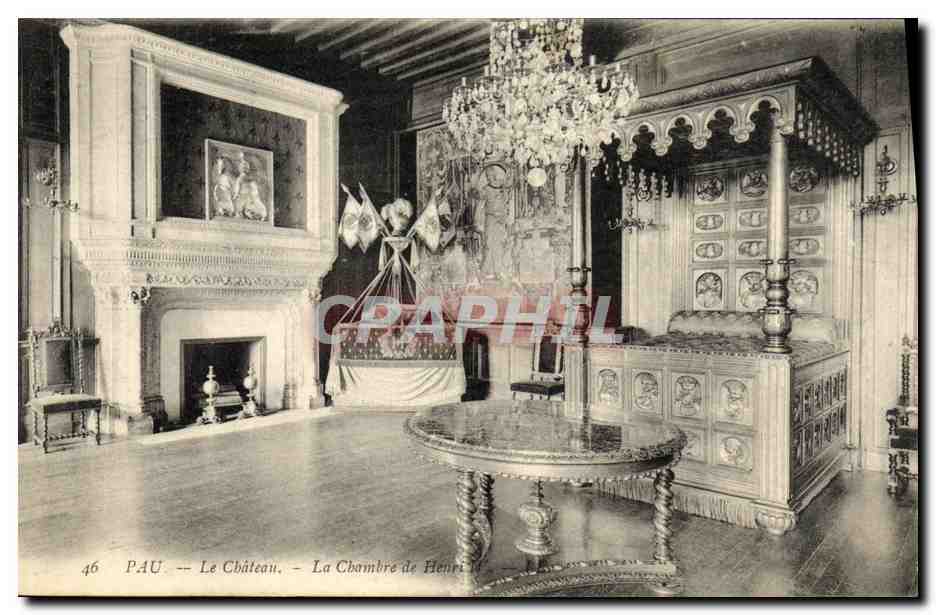Pau — Le Château — La Chambre de Henri IV — CPAPHIL n°46