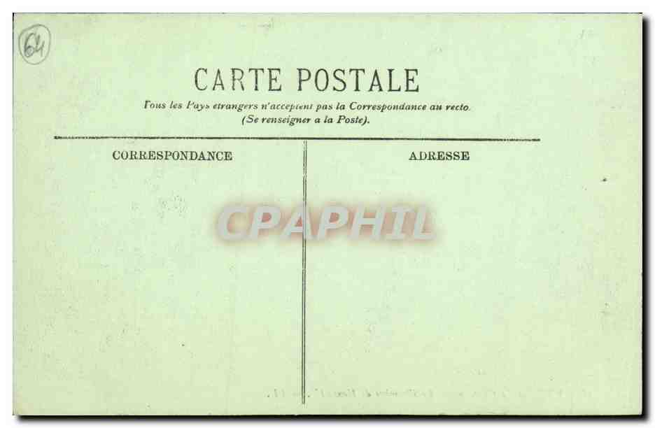 Pau — Le Château — La Chambre de Henri IV — CPAPHIL n°46 — Achterkant