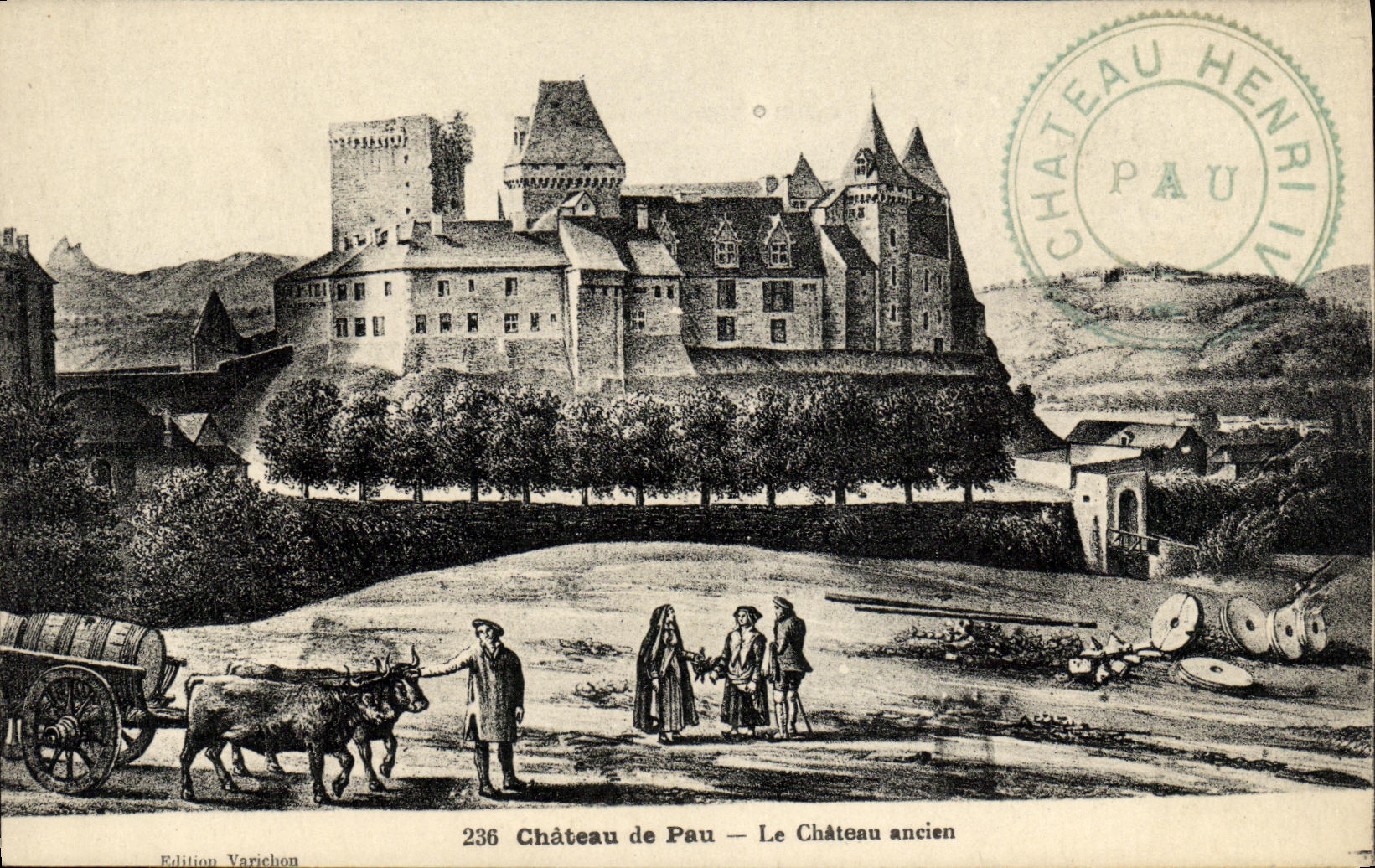 CPA Chateau De Pau Le Chateau Ancien 