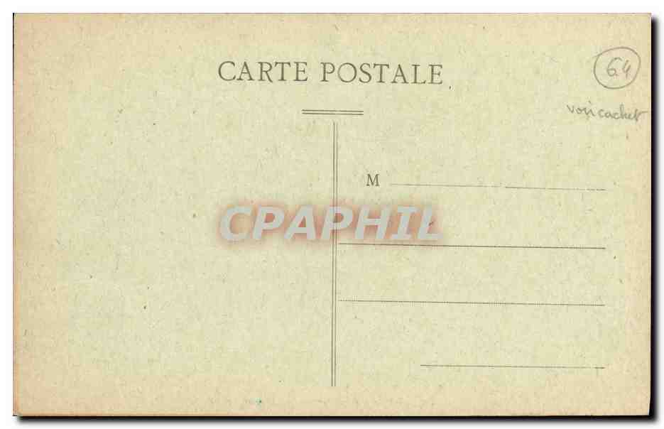CPA Chateau De Pau Le Chateau Ancien  — Verso