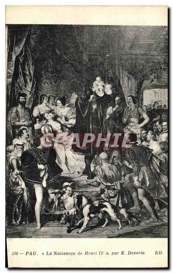 La Naissance d'Henri IV — par E. Deveria — PAU, n°336