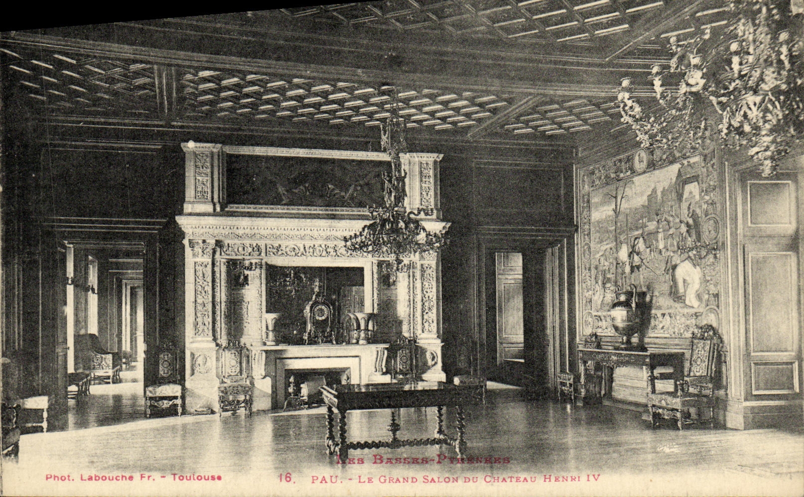 Pau - Le Grand Salon du Château Henri IV — Les Basses-Pyrénées — Phot. Labouche Fr. - Toulouse, n°16