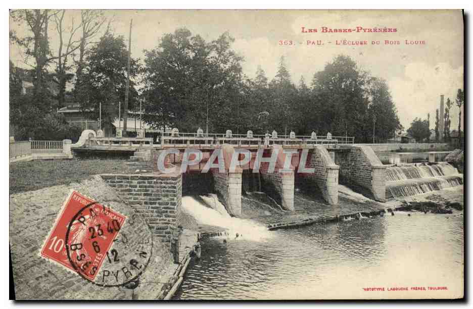 CPA Pau L Ecluse Du Bors Louis
