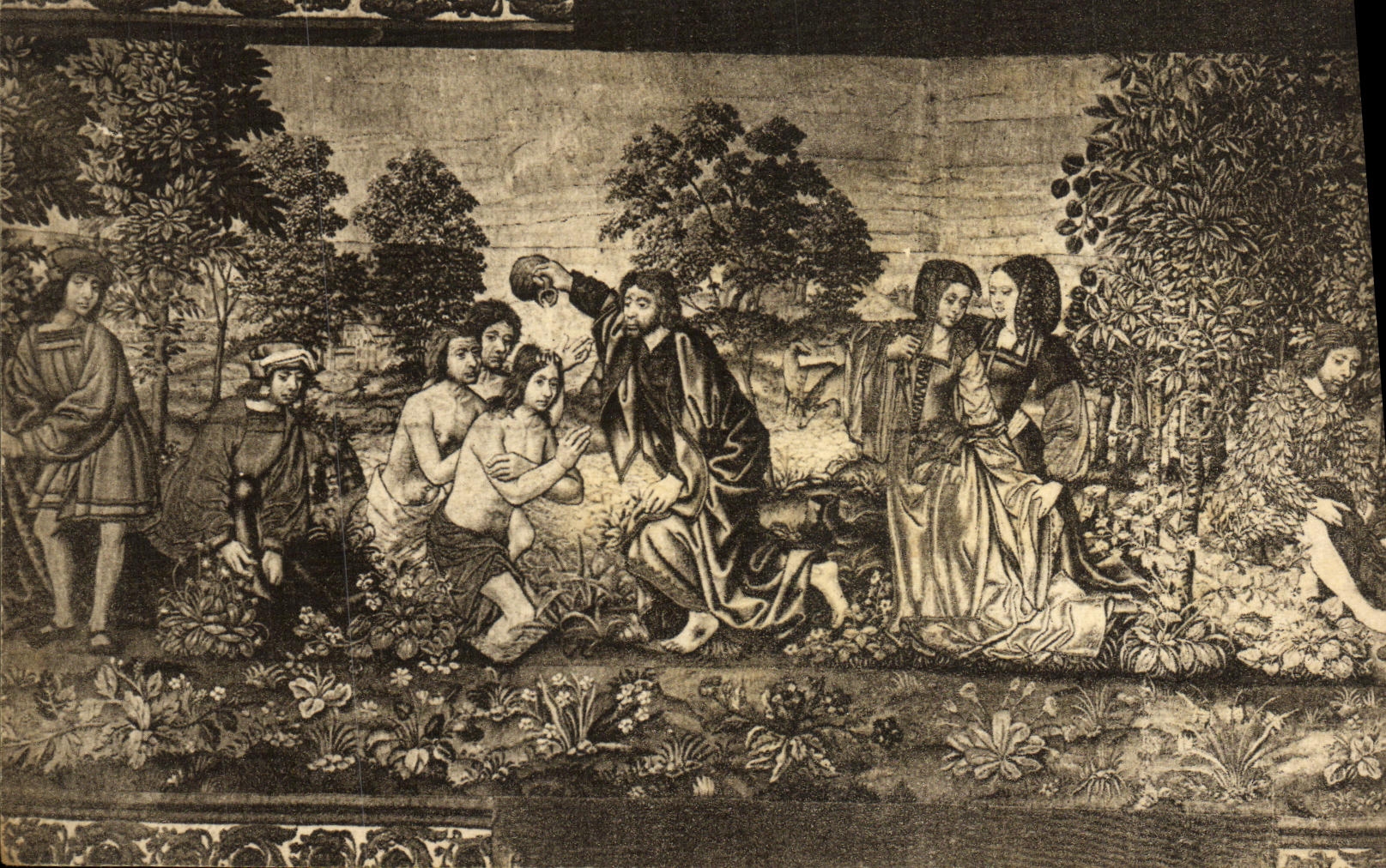 Battesimo del Nostro Signore — Tappeto del Castello — Edizione Antica Latauche Frères, Pau