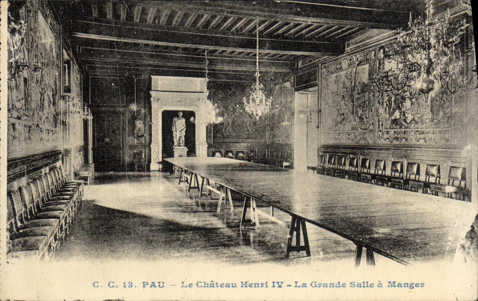 Pau — Le Château Henri IV — La Grande Salle à Manger