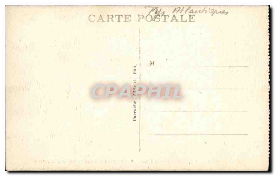 Pau — Le Château Henri IV — La Grande Salle à Manger — Verso
