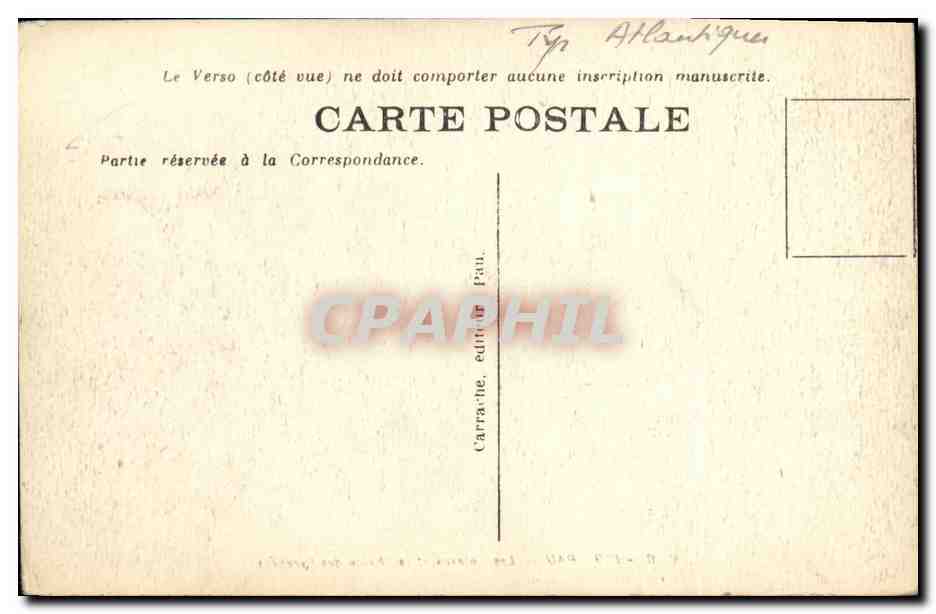 Les Coteaux et la Chaîne des Pyrénées — C.C. - 109 - PAU — éditeur Carta-He, Pau — Reverso