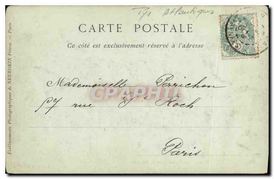 CPA Pau Vue Generale Prise de Jurancon  — Rückseite