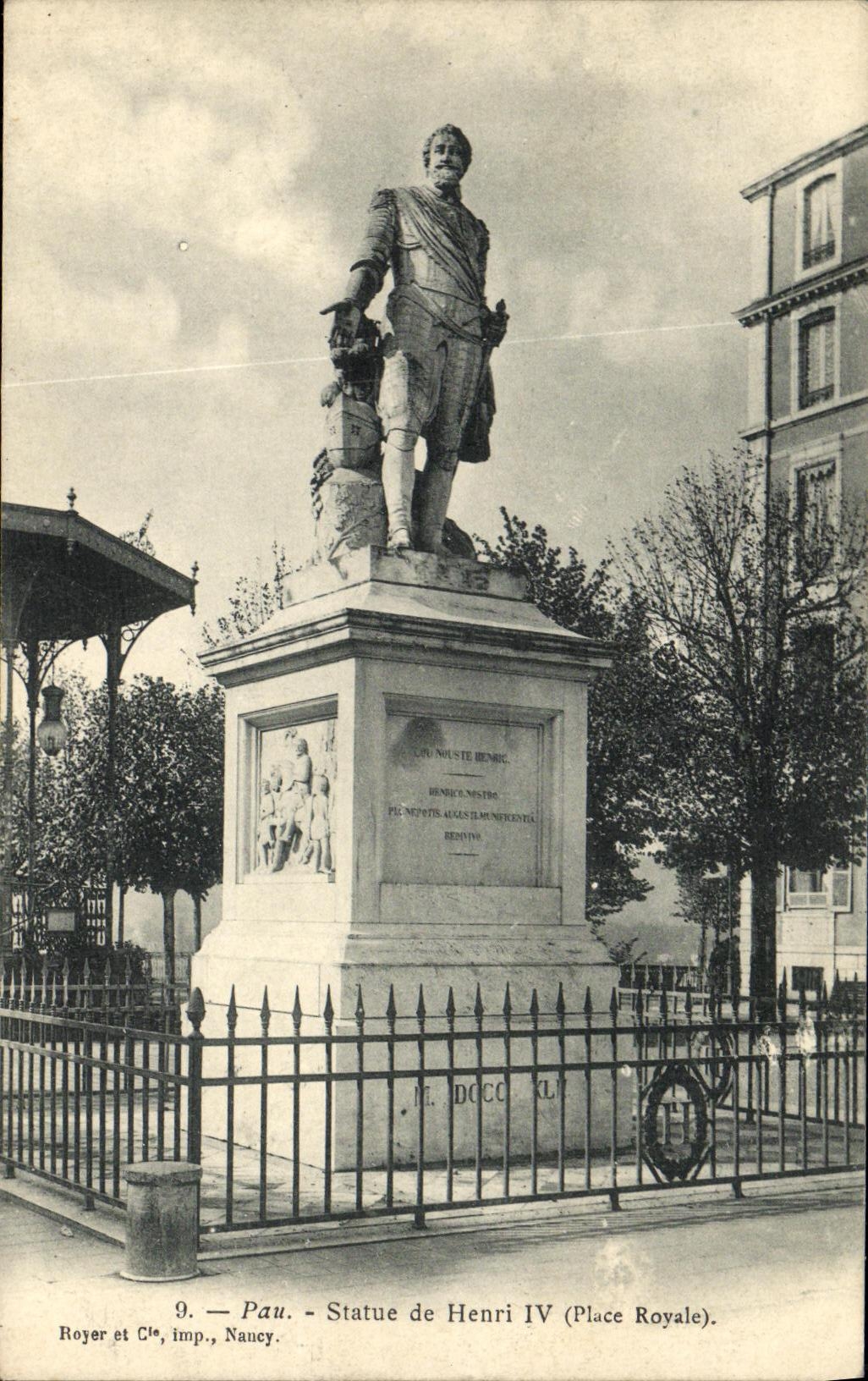 Statue de Henri IV — Place Royale — Royer et Cie, Nancy, n°9