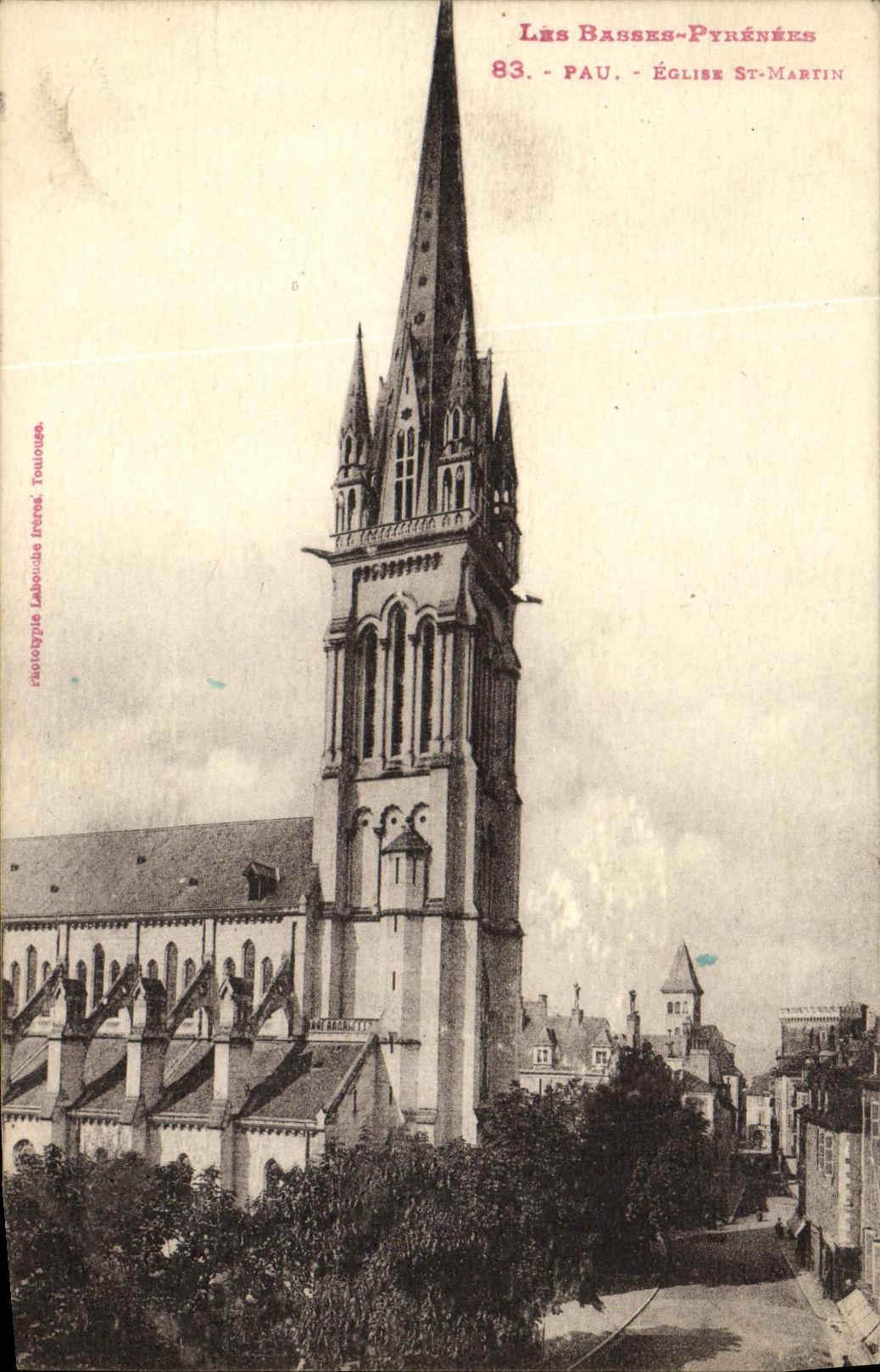 CPA Pau Eglise St martin 