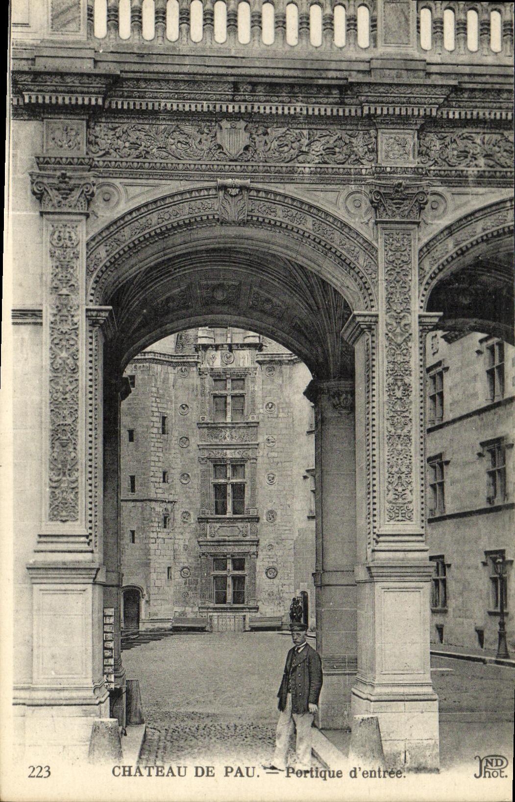 Château de Pau — Portique d'entrée — JND Phot.