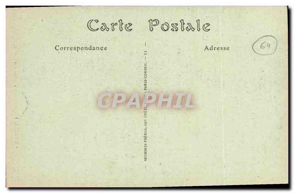 Château de Pau — Portique d'entrée — JND Phot. — Rückseite