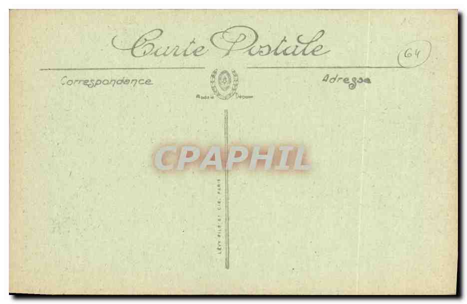 Pau — Le Château — La Chambre de Marie de Valois — LL. — n°87 — Verso