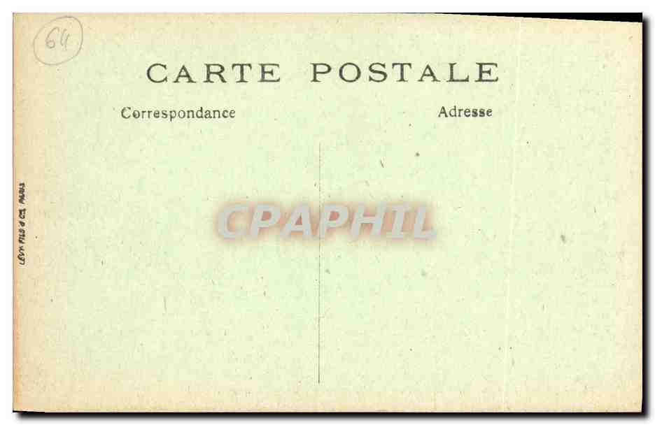Pau — Vue prise de Jurançon — LL — Verso