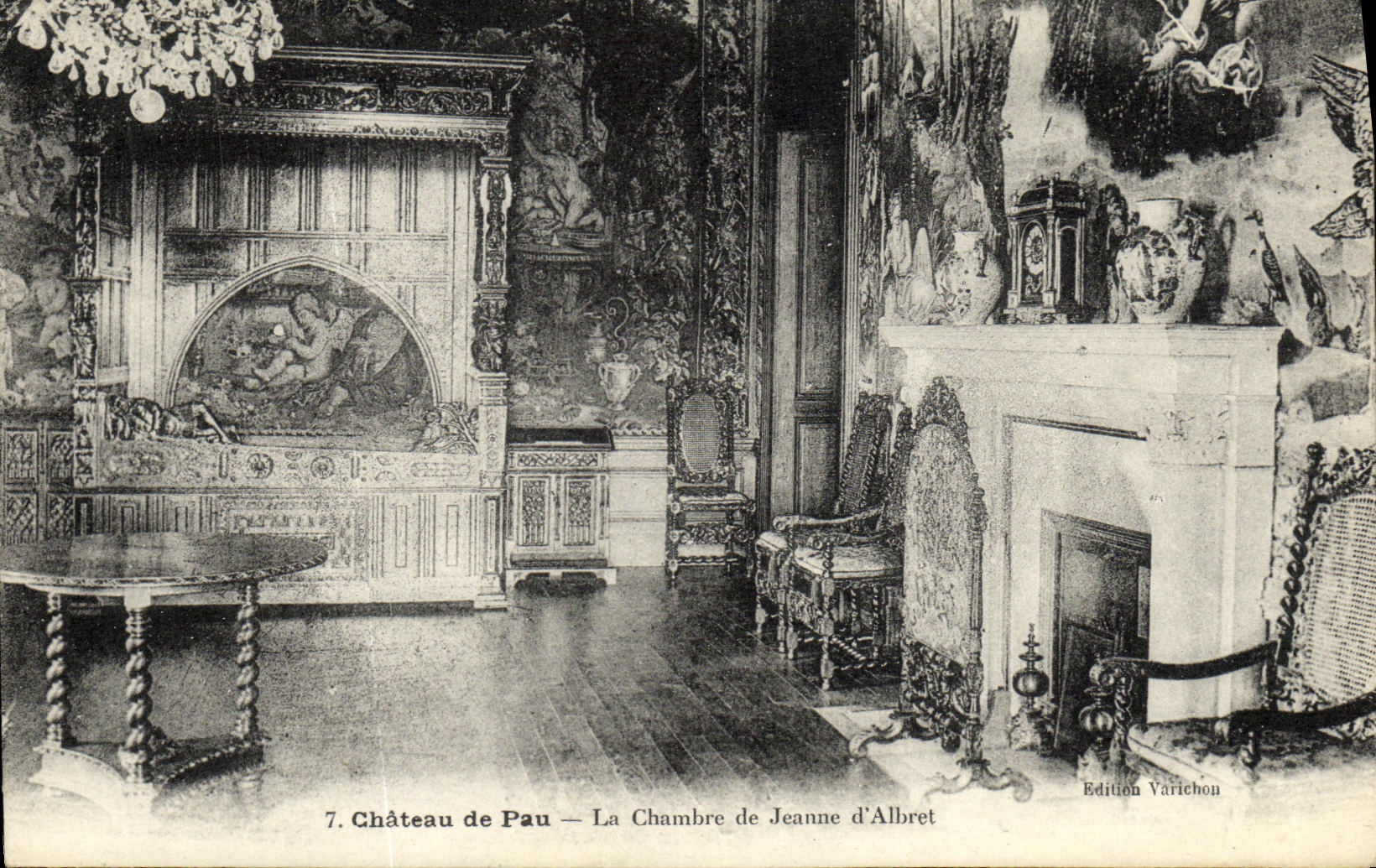 Château de Pau — La Chambre de Jeanne d'Albret — Édition Varichon