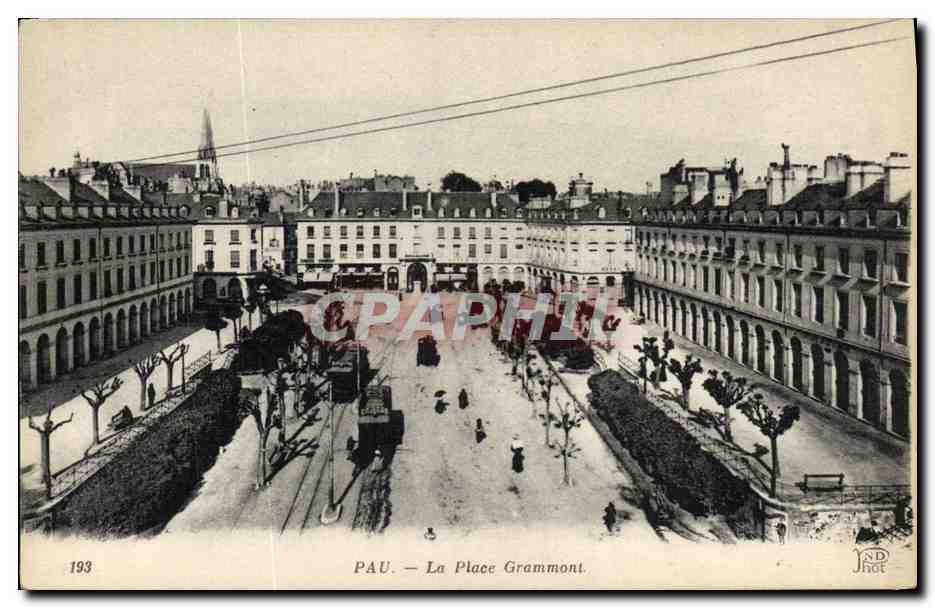 PAU — La Place Grammont — J. D. Hot, n° 193