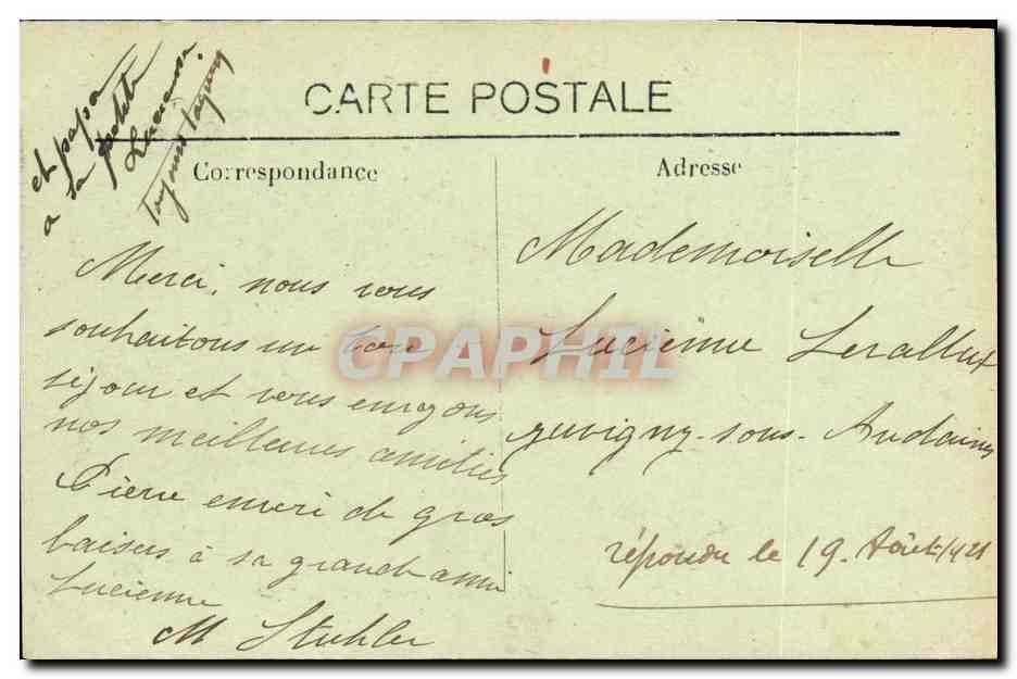 Le Fond d'Ossau vu de la Place Royale — Pau — C.C. 151 — Reverso