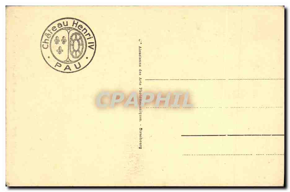 CPA Pau La Femme Au Puits De Gabard  — Verso