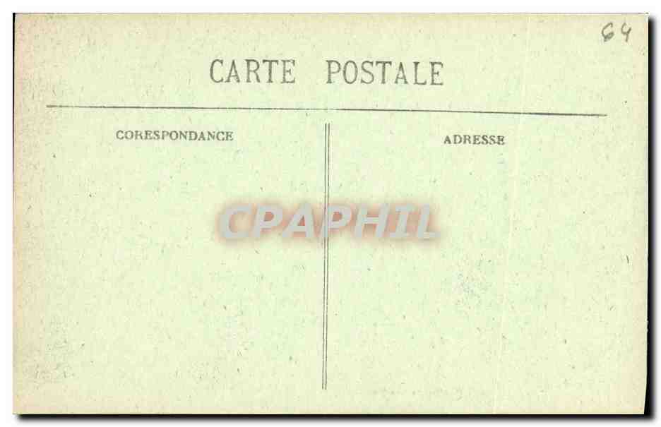 CPA Pau Le Boulevard Et La Chaine des Pyrenees  — Verso